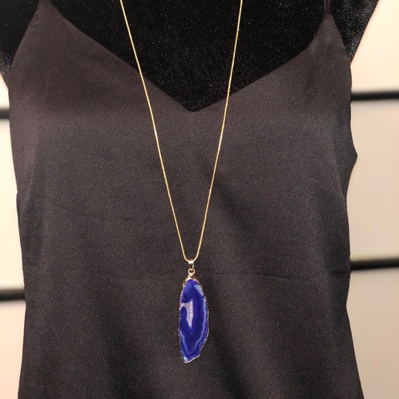 Long Genuine stone necklace 😍sale - Picture 1 of 5